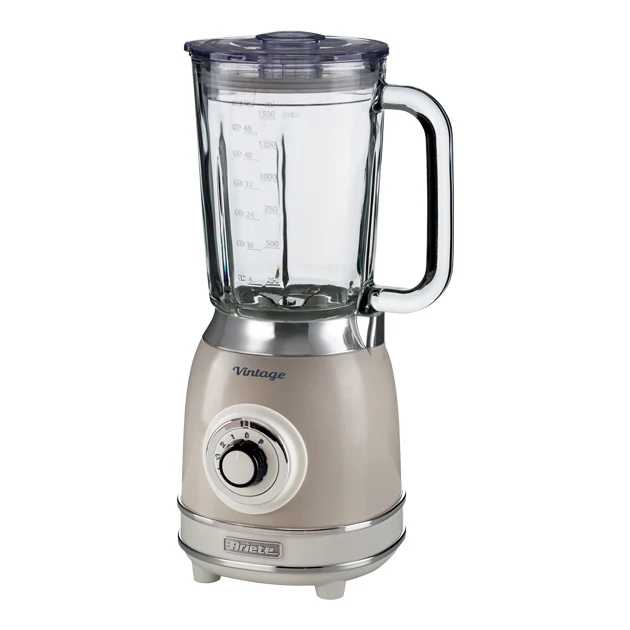 Vintage 1000W Glass Jug Blender Cream