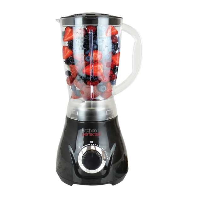 500W 1.5L Jug Blender With Mill Black
