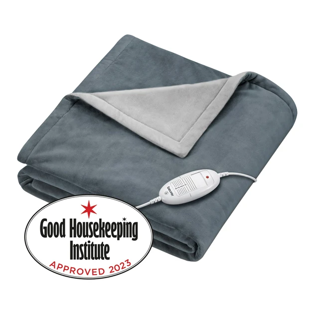 Cosy Heated Throw 180X130Cm Classic Grey