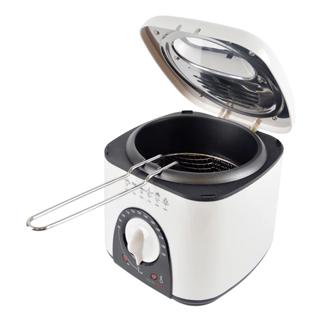 1L Compact Deep Fryer Cream