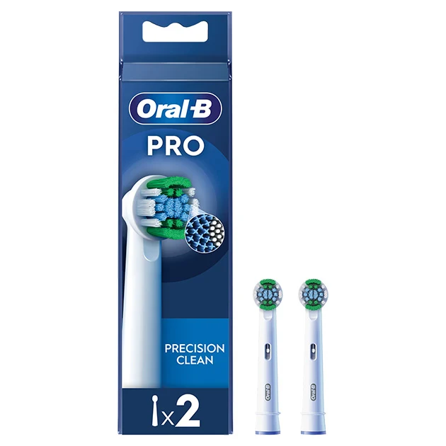 Cross Action White X-Filaments Brush Heads 2Pk