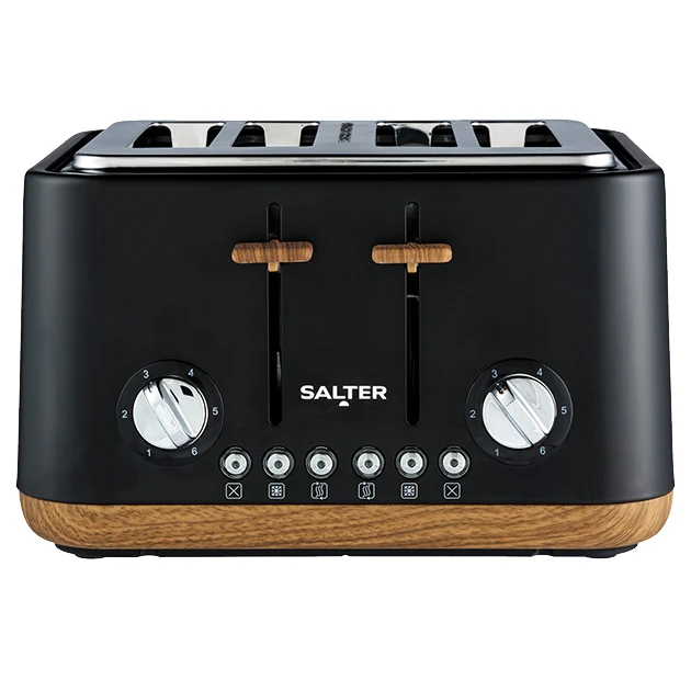 4 Slice Toronto Toaster Black