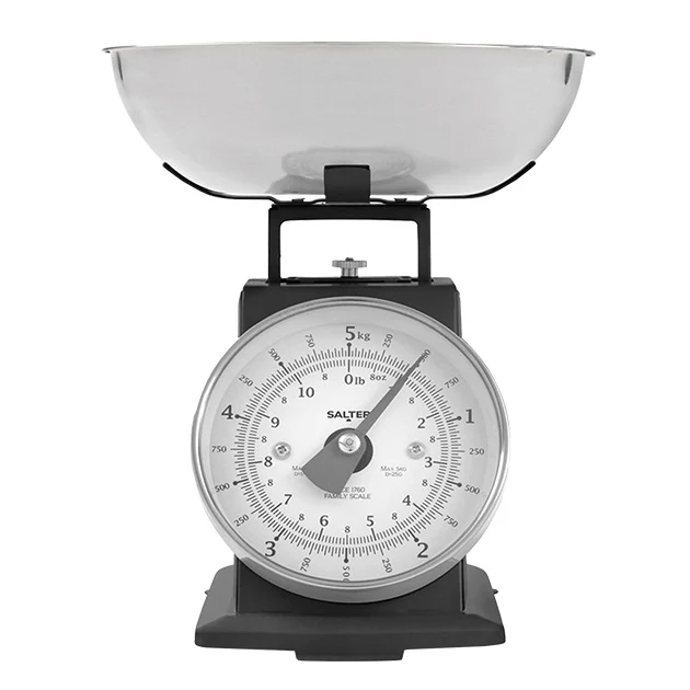5Kg Timeless Mechanical Kitchen Scale Black