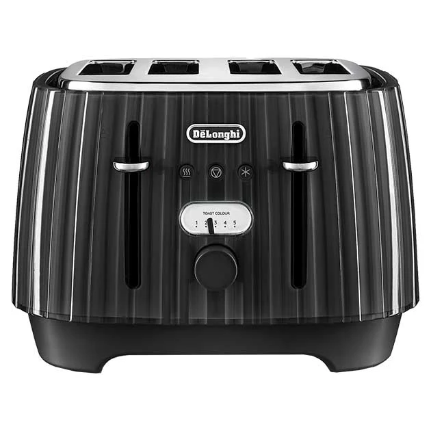 4 Slice Ballerina Toaster Black