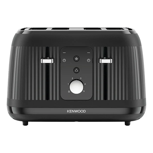 4 Slice Dawn Toaster Midnight Black