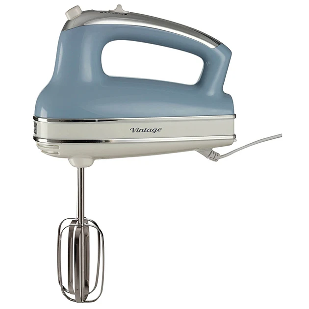 Vintage Hand Whisk Blue