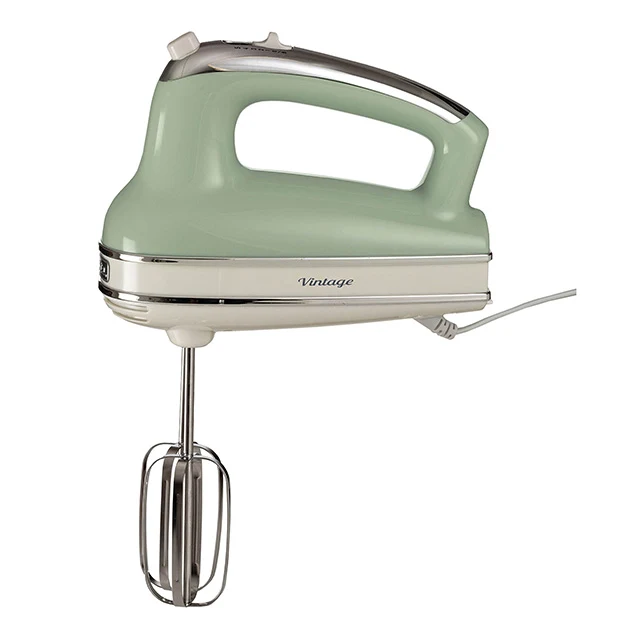 Vintage Hand Whisk Green