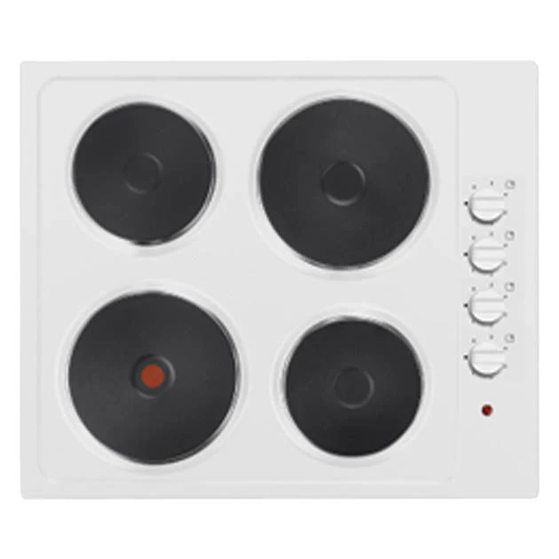 60Cm 4 Plate Electric Hob White