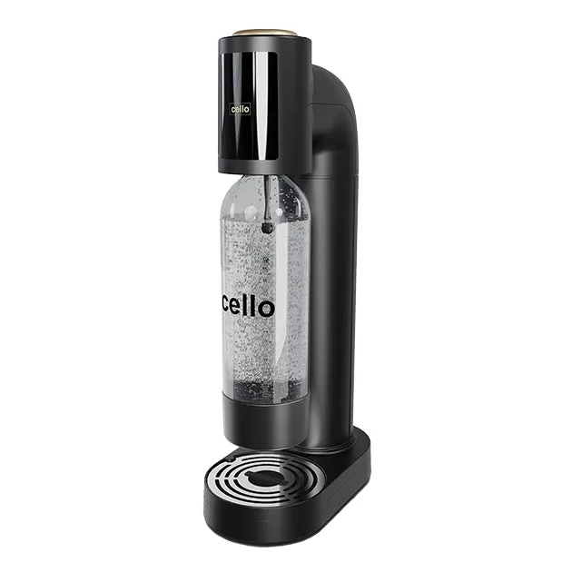 Soda Maker With Co2 Gas Cannister Black