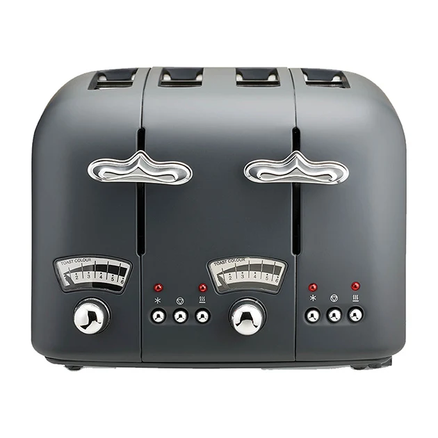 4 Slice Argento Toaster Silva Grey