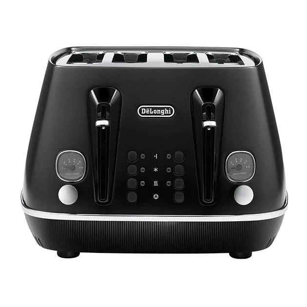 4 Slice Distinta X Stainless Steel Toaster Black