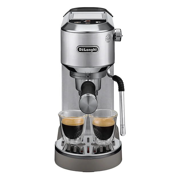 Dedica Duo Manual Espresso Machine Silver