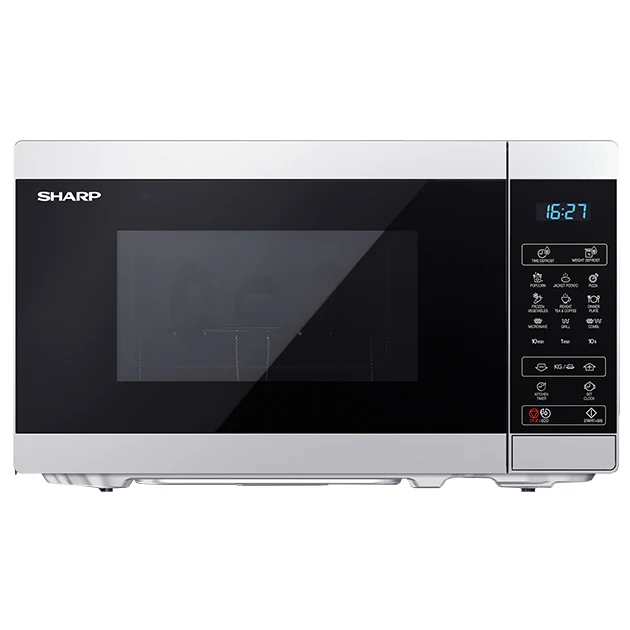 20L 800W Grill Microwave Silver