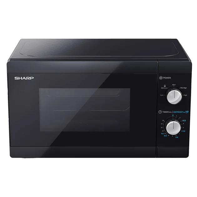 20L 800W Solo Manual Microwave Black