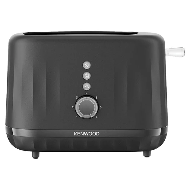 2 Slice Ripple Midnight Toaster Black