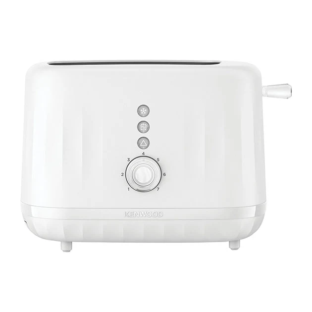 2 Slice Ripple Toaster Pure White