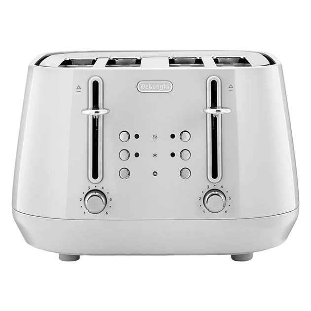 4 Slice Eclettica Toaster Whimsical White