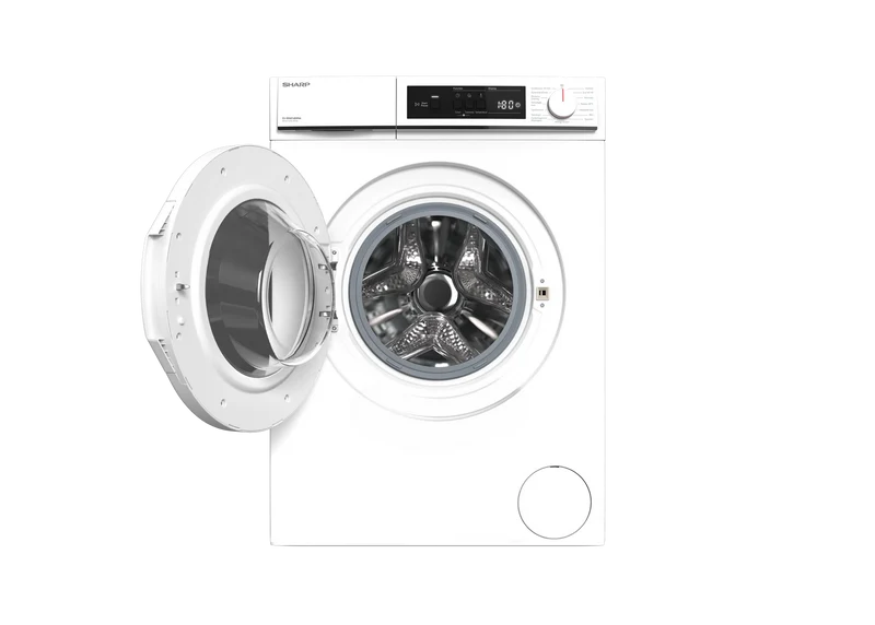 SHARP ES-NFA814BWNA-BX Freestanding Washing Machine 8 kg 1400 RPM A Class with Advanced Inverter Motor Technology