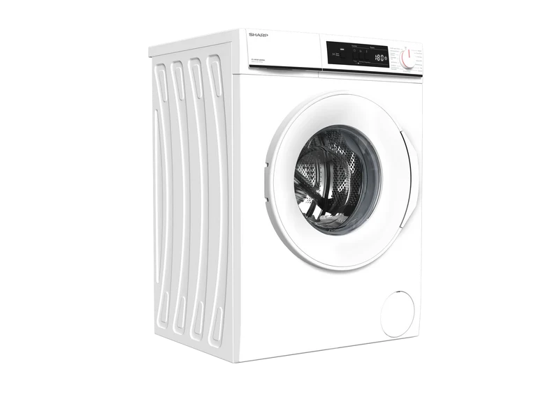 SHARP ES-NFA814BWNA-BX Freestanding Washing Machine 8 kg 1400 RPM A Class with Advanced Inverter Motor Technology