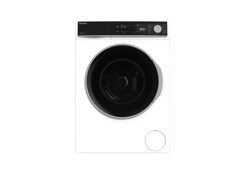 SHARP ES-SFB812YWA-EE Freestanding Washing Machine 8 kg 1400 RPM A Class with Slim Depth