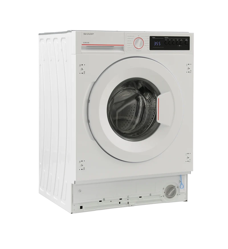 SHARP ES-NDIB7141WD-EN Integrated Washer Dryer 7 / 5 kg 1400 RPM E Class with Advanced Inverter Motor Technology