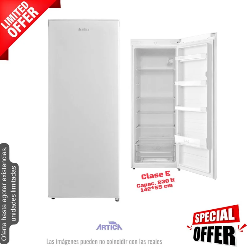 Frigorífico Artica blanco 1 puerta 142*55cm (026392) OFERTA