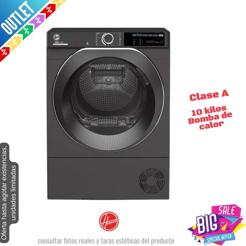 Secadora Hoover 10kg bomba de calor (026170) OUTLET