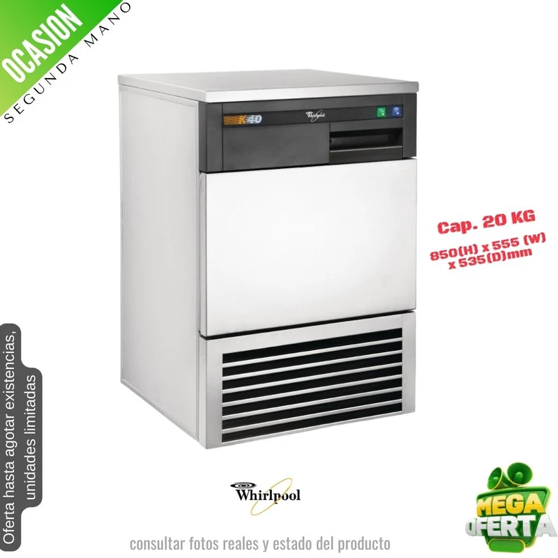 Máquina de hielo profesional Whirlpool (026127) OCASION