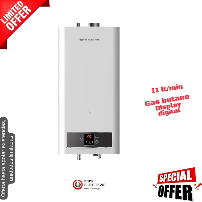 Calentador de gas butano estanco 11lt/min (026114) OFERTA