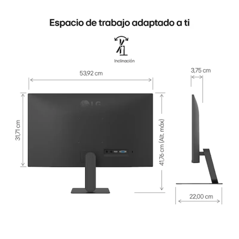LG Monitor 24" FHD Outlet, 24U411A