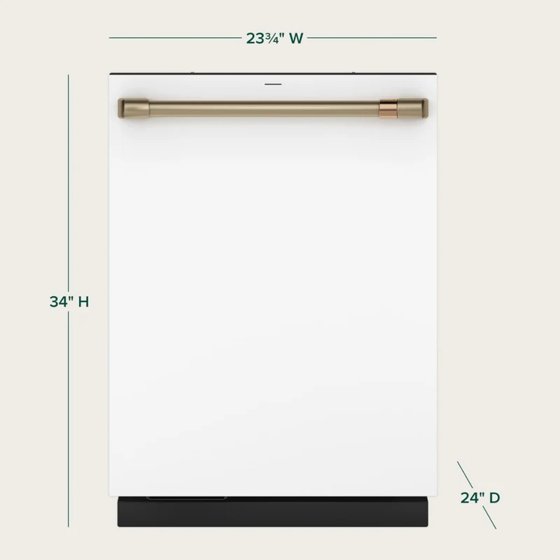 Café Appliances Lavaplatos Empotrable Smart 24" CustomFit Energy Star, CDT888P4VW2