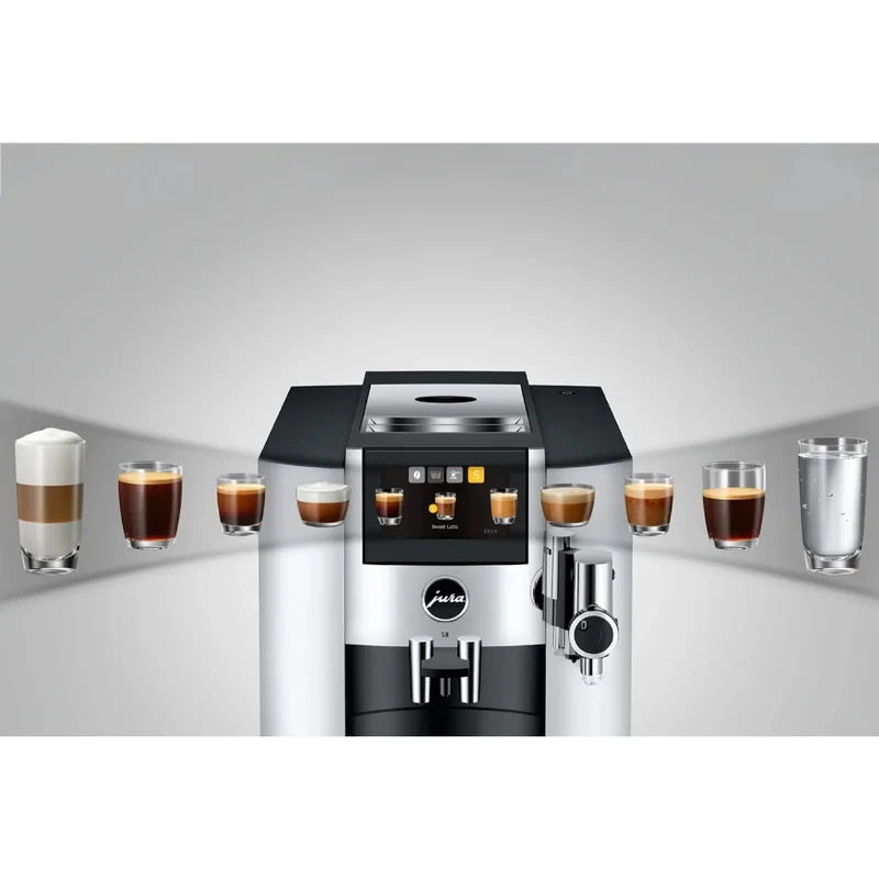 Jura Máquina de Café Espresso Cappuccino y Latte Macchiato Automática S8, 15653