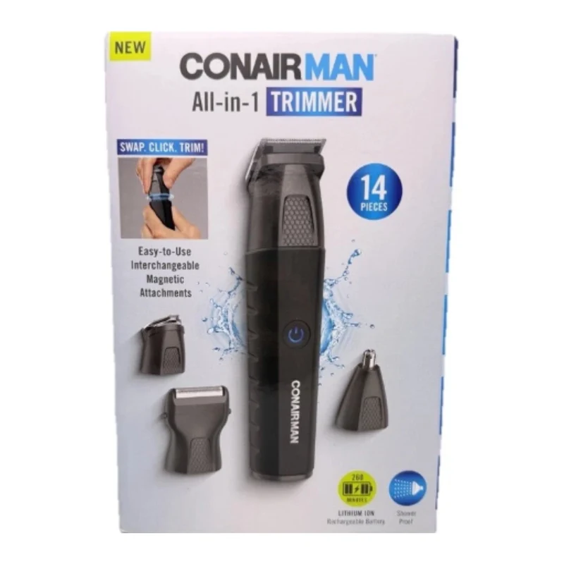 Conair Recortadora Inalámbrica Personal All in One 14 Piezas, GMTL50L