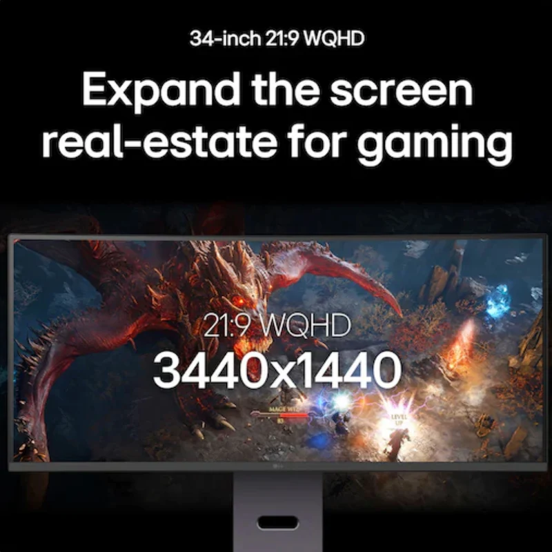 LG Monitor 34" Gaming WQHD UltraGear, 34G600A