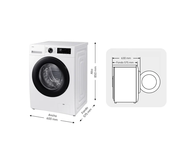 Lavadora Samsung 10kg blanca 1400rpm (026386) OUTLET