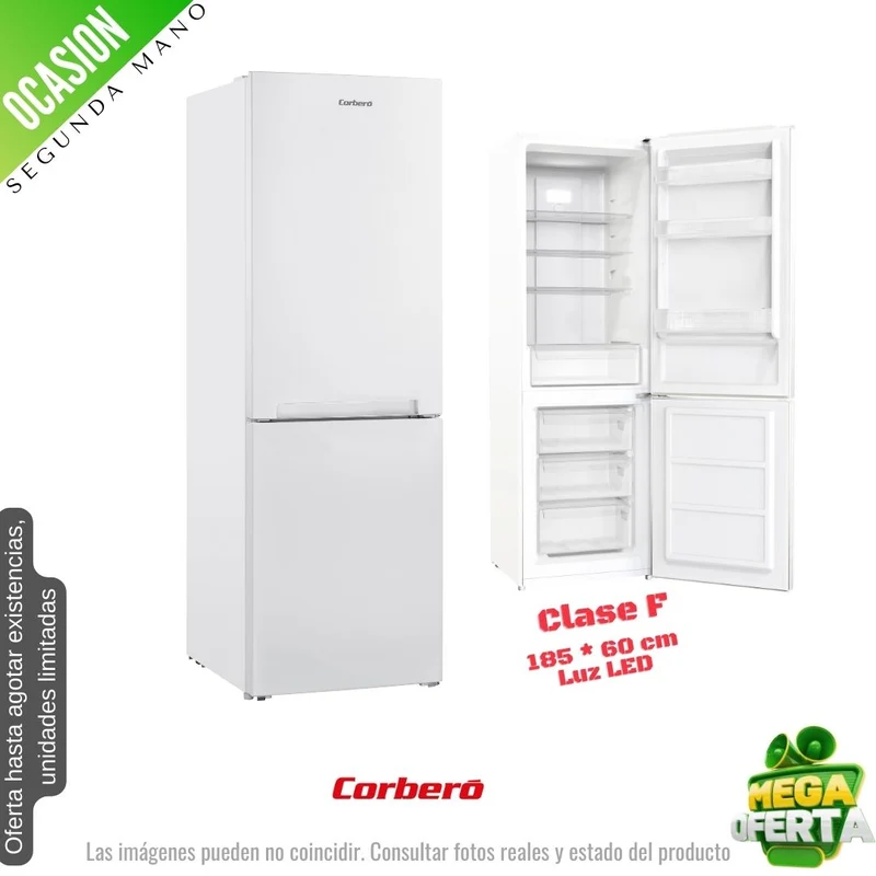 Frigorífico combi Corberó blanco 185*60cm (026375) OCASION