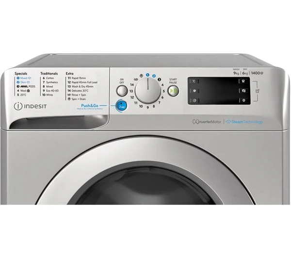 Lavasecadora Indesit 9/6kg inox 1400rpm (026369) OUTLET