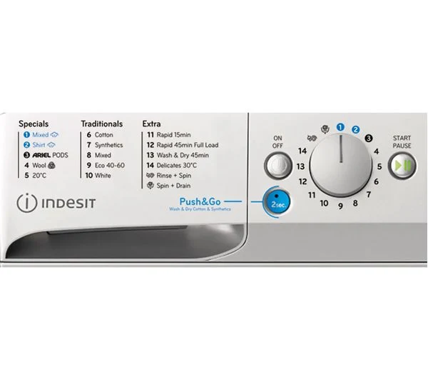 Lavasecadora Indesit 9/6kg inox 1400rpm (026369) OUTLET
