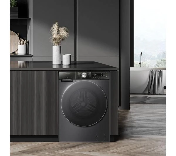 Lavadora Hisense 12kg negra 1400rpm (026313) OUTLET