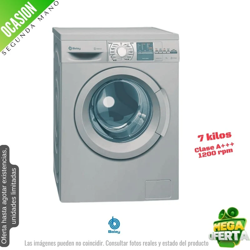 Lavadora Balay 7kg inox 1200rpm (026352) OCASION