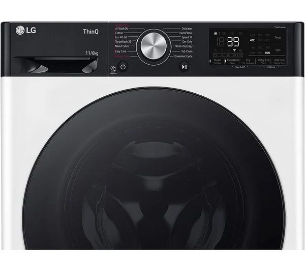 Lavasecadora LG 11/6kg blanca 1400rpm (026348) OUTLET