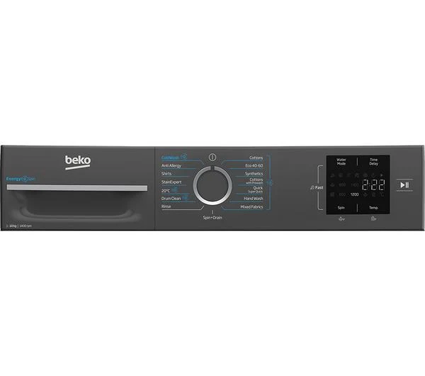 Lavadora Beko 10kg negra 1400rpm (026337) OUTLET