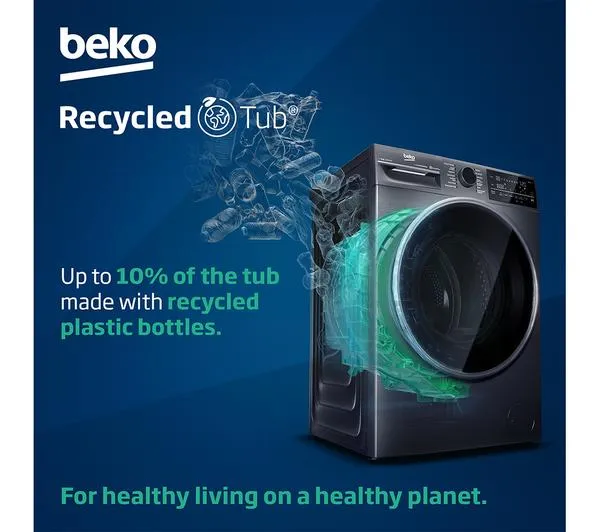 Lavadora Beko 10kg negra 1400rpm (026337) OUTLET