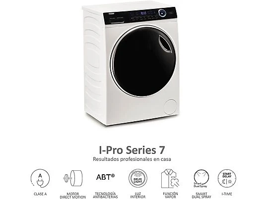 Lavasecadora Haier 12/8kg blanca 1400rpm (026192) OUTLET