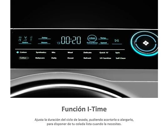 Lavasecadora Haier 12/8kg blanca 1400rpm (026192) OUTLET
