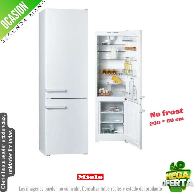 Frigorífico combi Miele blanco 200*60cm (026023) OCASION