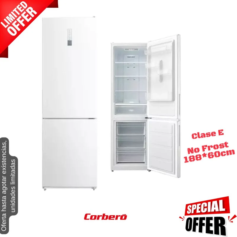 Frigorífico combi Corberó blanco 188*60cm (026034) OFERTA