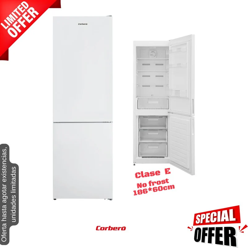 Frigorífico combi Corberó blanco 186*60cm (026031) OFERTA