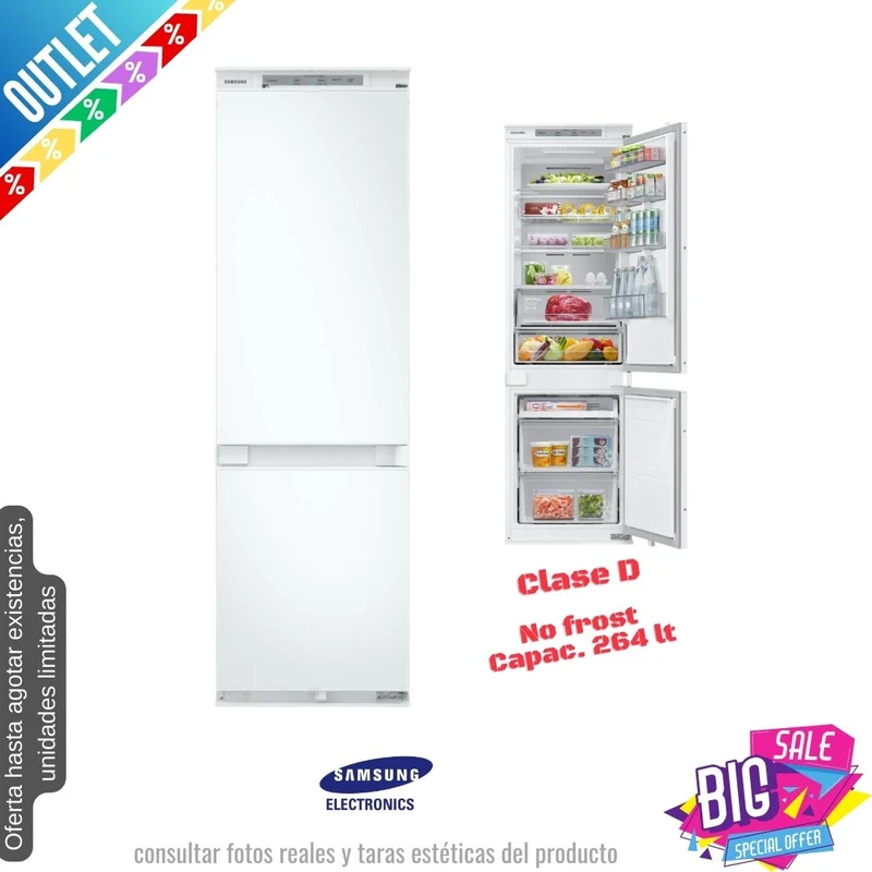 Frigorífico combi Samsung integración 177*55cm (026051) OUTLET