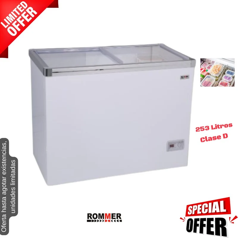 Congelador helados profesional Rommer (026048) OFERTA
